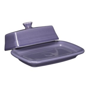 Fiesta Lavender Extra Large Covered Butter Dish 8 1/8 Inch x 5 1/8 Inch