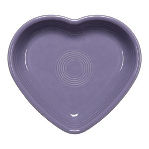 Fiesta Lavender 7 1/2 Inch Medium Heart Shaped Bowl 17 OZ