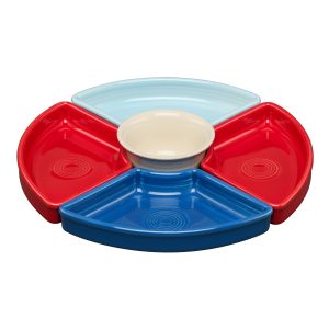 Fiesta Americana 5-Piece Mixed Colors Entertaining Set 8 1/5 Inch
