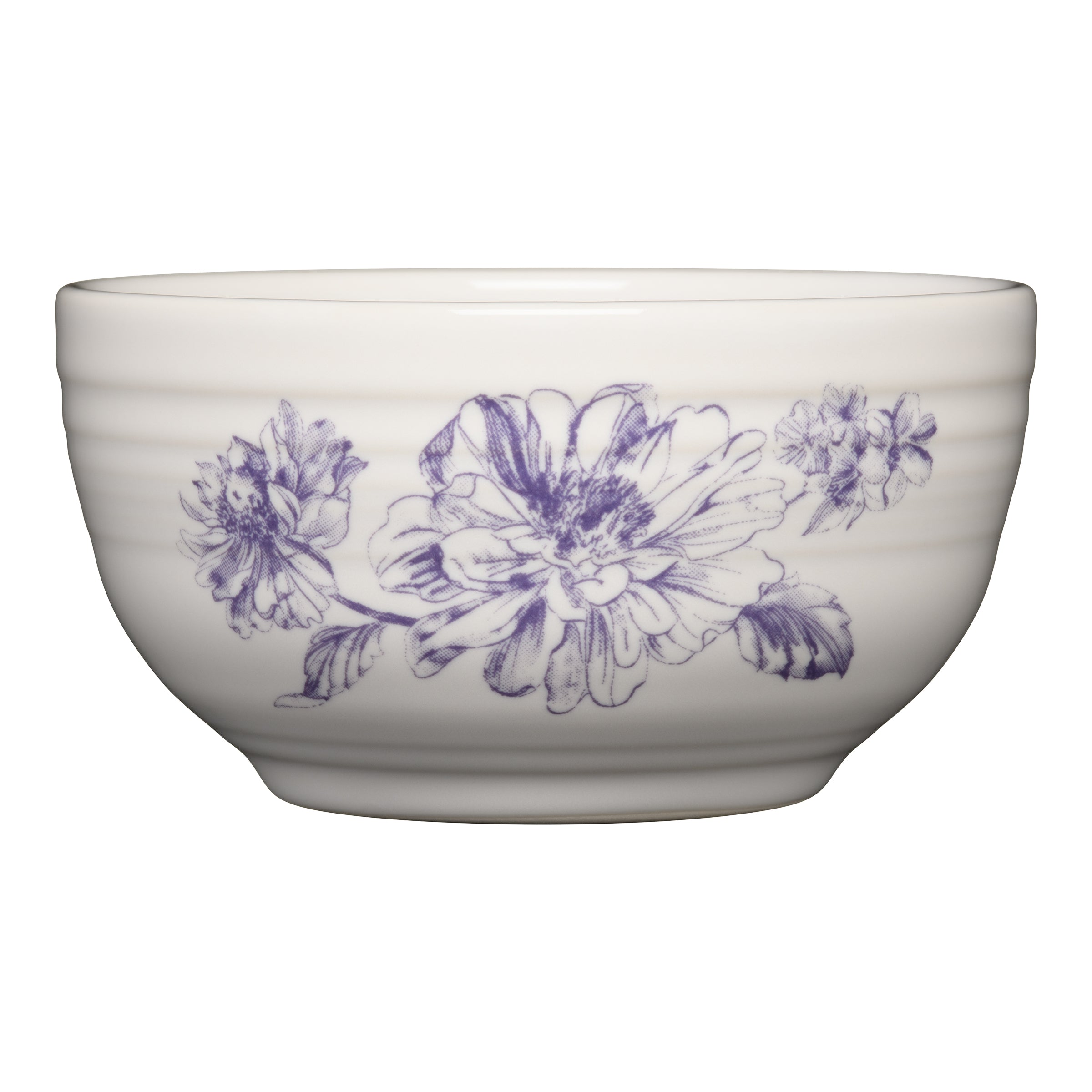 Fiesta Botanical Floral Lavender Bistro Coupe 5 1/2 Inch Cereal Bowl 22 OZ