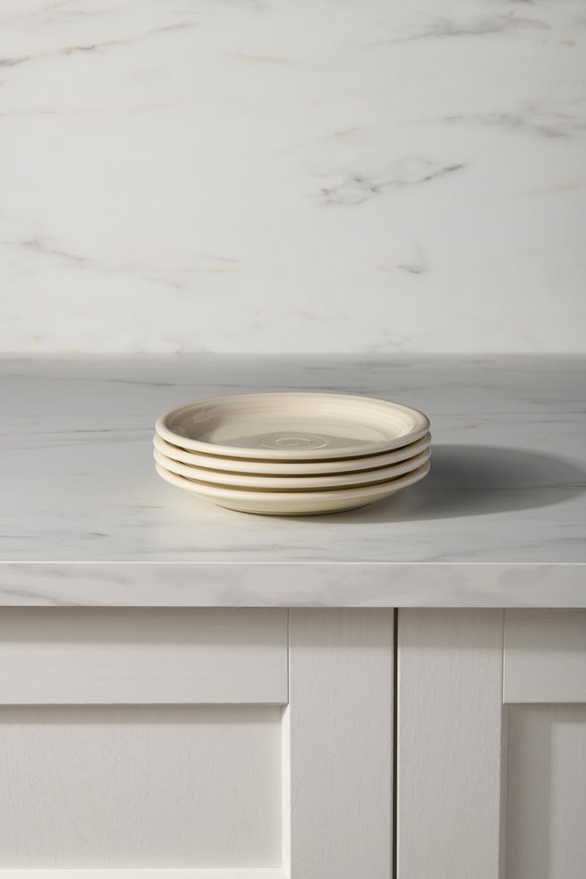 Fiesta Linen Set of 4 Bistro Coupe 7 1/4 Inch Salad Plate - Image 2