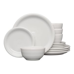 Fiesta Bistro Coupe 12-Piece Dinnerware Set, Service for 4