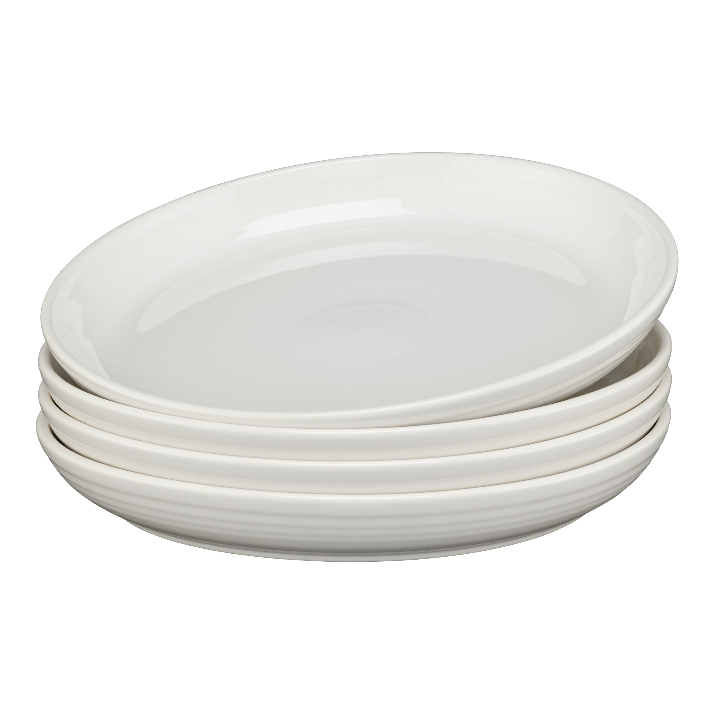 Fiesta White Coupe 10 3/8 Inch Dinner Bowl 40 OZ, Set of 4