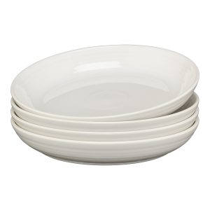 Fiesta White Coupe 8 1/2 Inch Luncheon Bowl 26 OZ, Set of 4