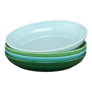 Fiesta Mixed Aegean Coupe 8 1/2 Inch Luncheon Bowl 26 OZ, Set of 4
