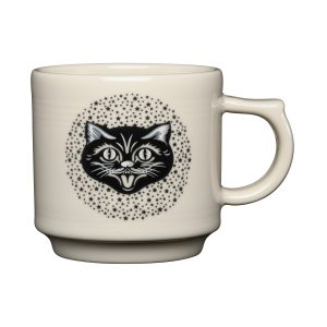 Fiesta Black Cat Linen 16 OZ Stackable Mug