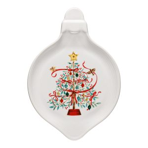 Fiesta Holly Berry Christmas Tree 8 3/4 Inch Ornament Shaped Plate