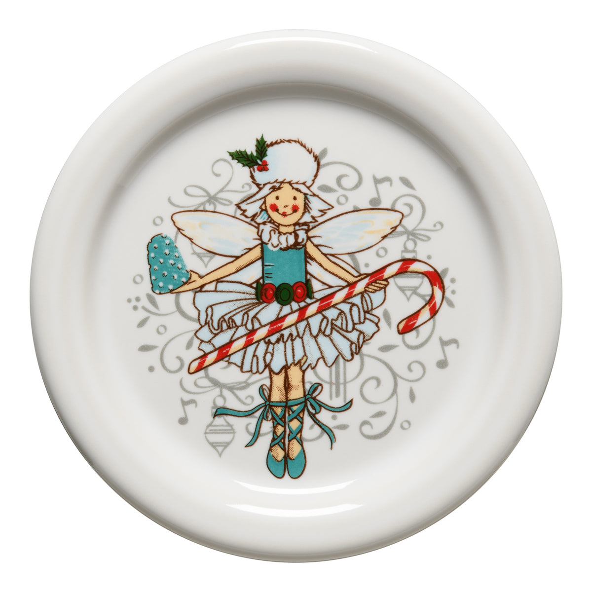 Fiesta Nutcracker Sugar Plum Fairy 4 3/8 Inch Coaster and Mug Cover