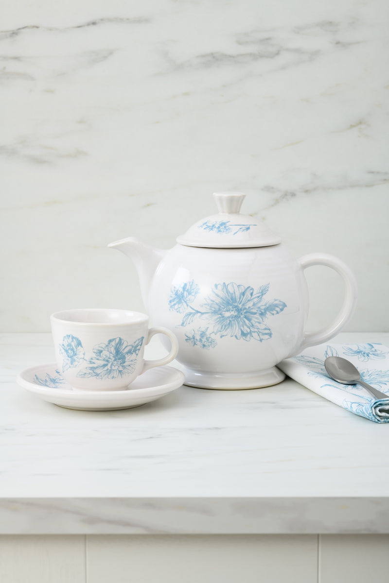 Fiesta Retired Fiesta Botanical Floral Classic Rim 5 7/8 Inch Saucer - Image 2