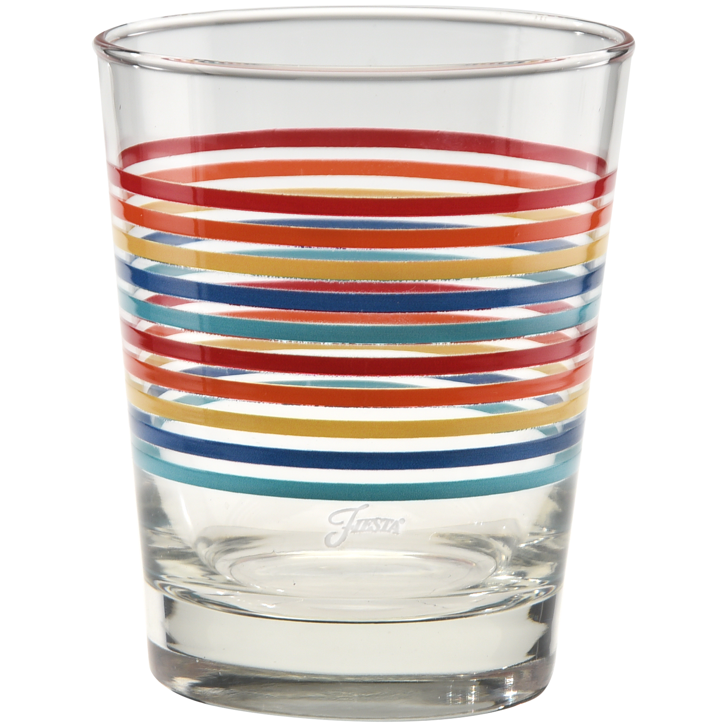 Fiesta Fiesta Vibrant Thin Stripe 15 oz. Tapered Double Old Fashion - Set of 4 - Image 2