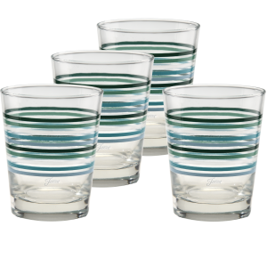 Fiesta Fiesta Aegean Thin Stripe 15 oz. Tapered Double Old Fashion - Set of 4