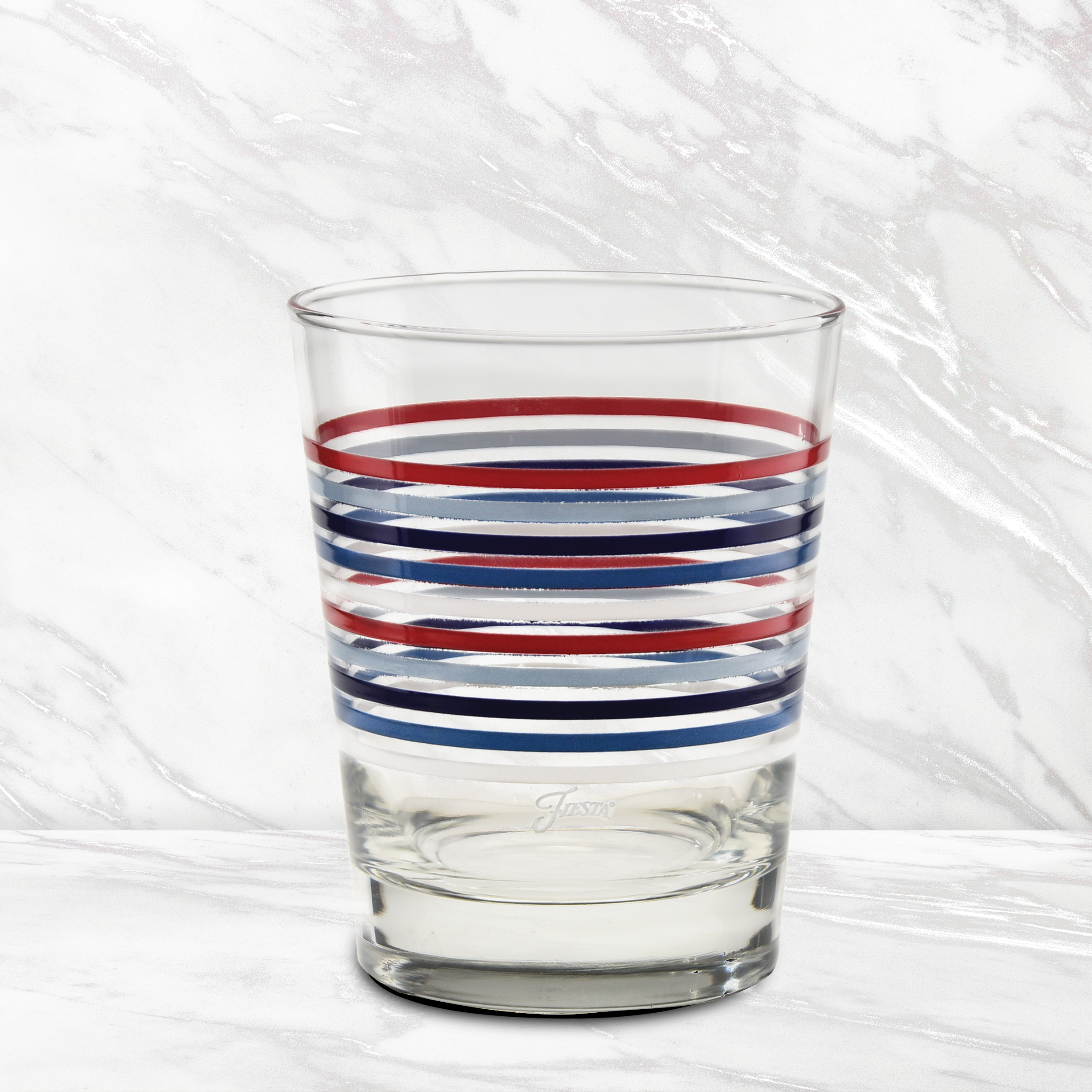 Fiesta Fiesta Americana Thin Stripe 15 oz. Tapered Double Old Fashion - Set of 4 - Image 3