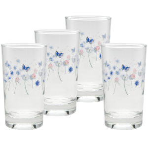 Fiesta Retired Breezy Floral 7 oz. Juice Glass – Set of 4