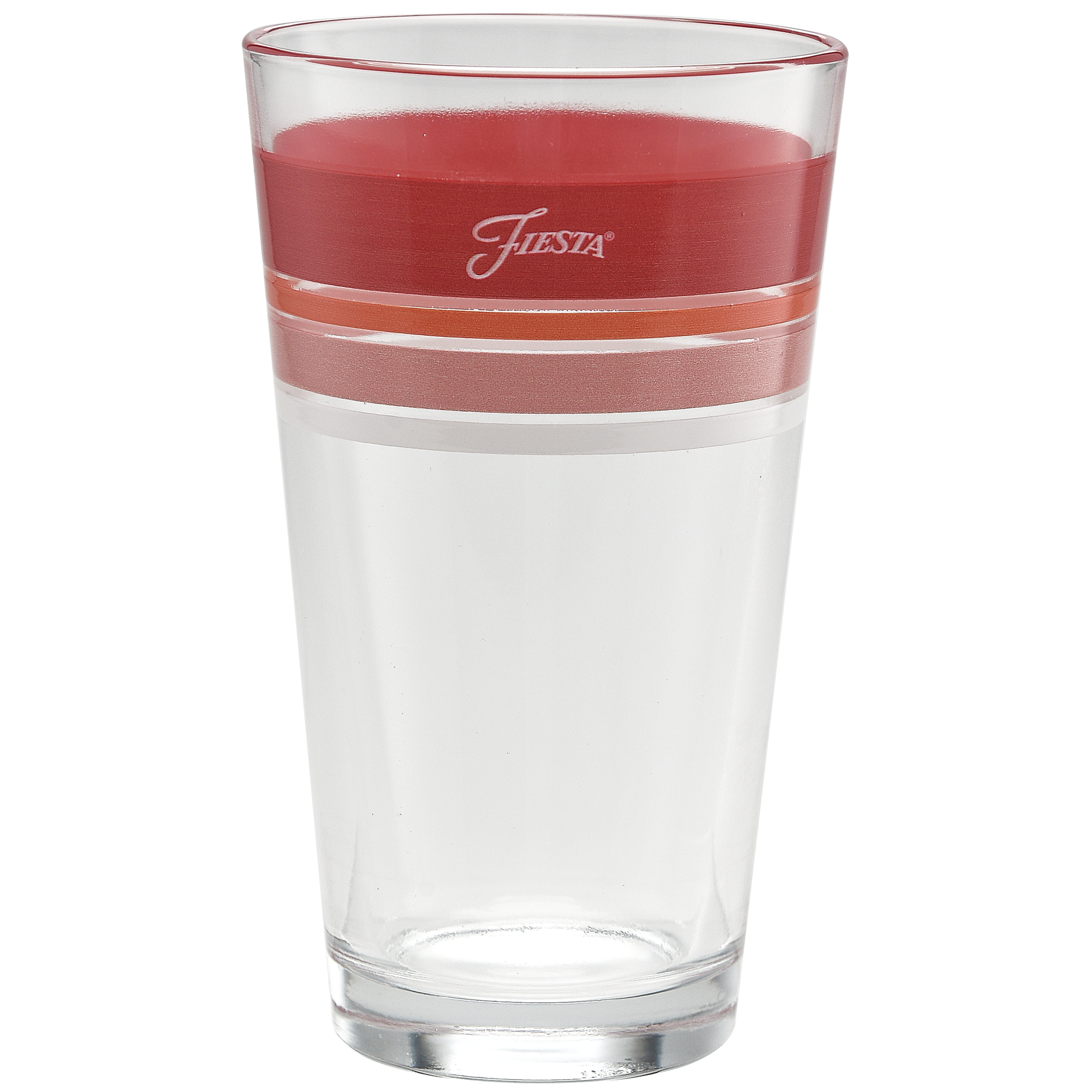 Fiesta Horizon Sunset 16 oz. Edgeline Cooler Glass Mixed - Set of 4 - Image 2