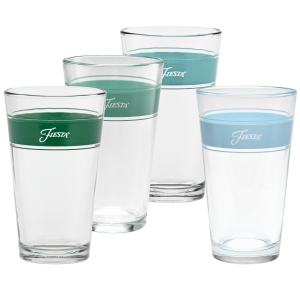 Fiesta Aegean 16 oz. Frame Cooler Mixed Color - Set of 4