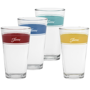Fiesta Vibrant 16 oz. Frame Cooler Mixed Color - Set of 4