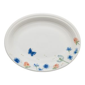 Fiesta Retired Breezy Floral 11 5/8 Inch Medium Oval Serving Platter