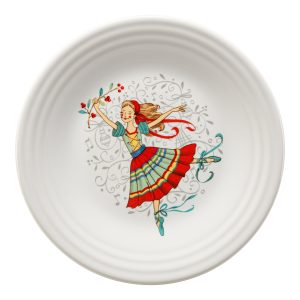 Fiesta Nutcracker Ballerina Classic Rim 9 Inch Luncheon Plate