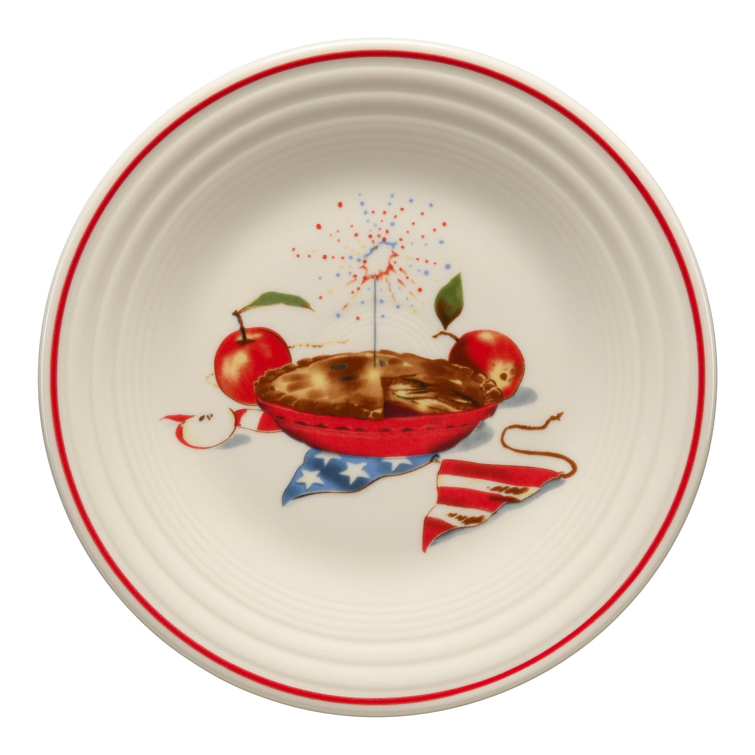Fiesta Americana Apple Pie Classic Rim 9 Inch Luncheon Plate