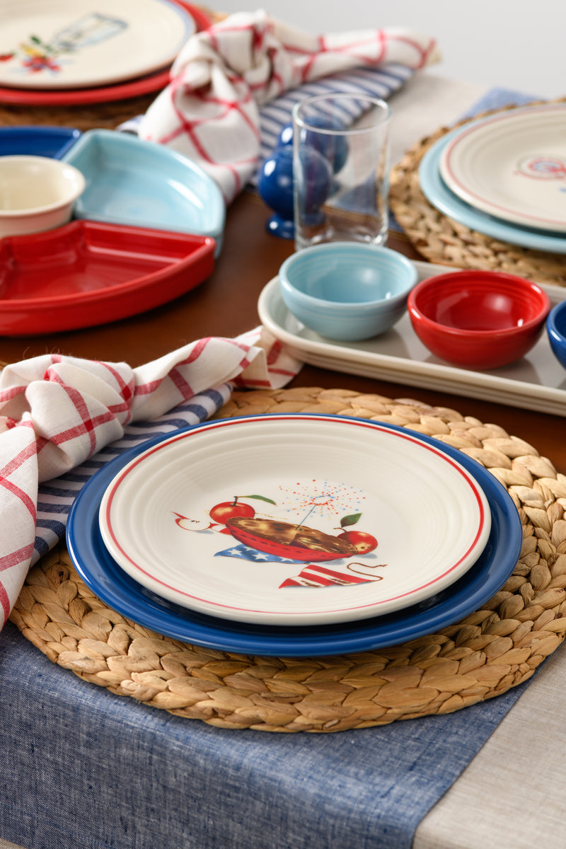 Fiesta Americana Apple Pie Classic Rim 9 Inch Luncheon Plate - Image 2