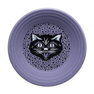 Fiesta Black Cat Lavender Classic Rim 9 Inch Luncheon Plate