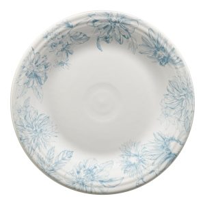 Fiesta Botanical Floral Sky Classic Rim 10 1/2 Inch Dinner Plate