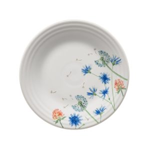 Fiesta Retired Breezy Floral Classic Rim 9 Inch Luncheon Plate