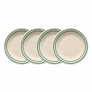 Fiesta Americana Jade Band Set of 4 Classic Rim 9 Inch Luncheon Plate