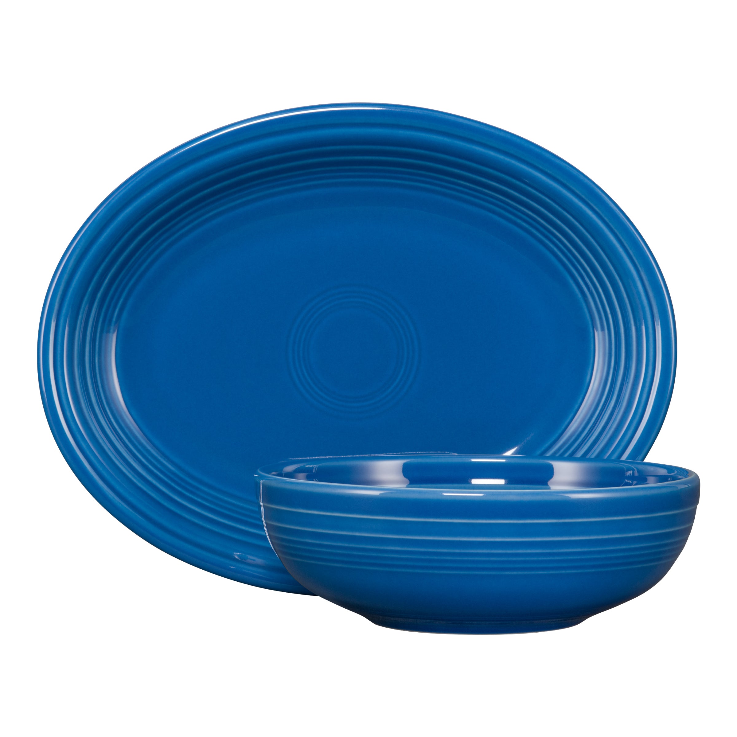 Fiesta 2-Piece Serve Set 11 5/8 Inch Oval Platter & 38 OZ Bistro Bowl - Image 5