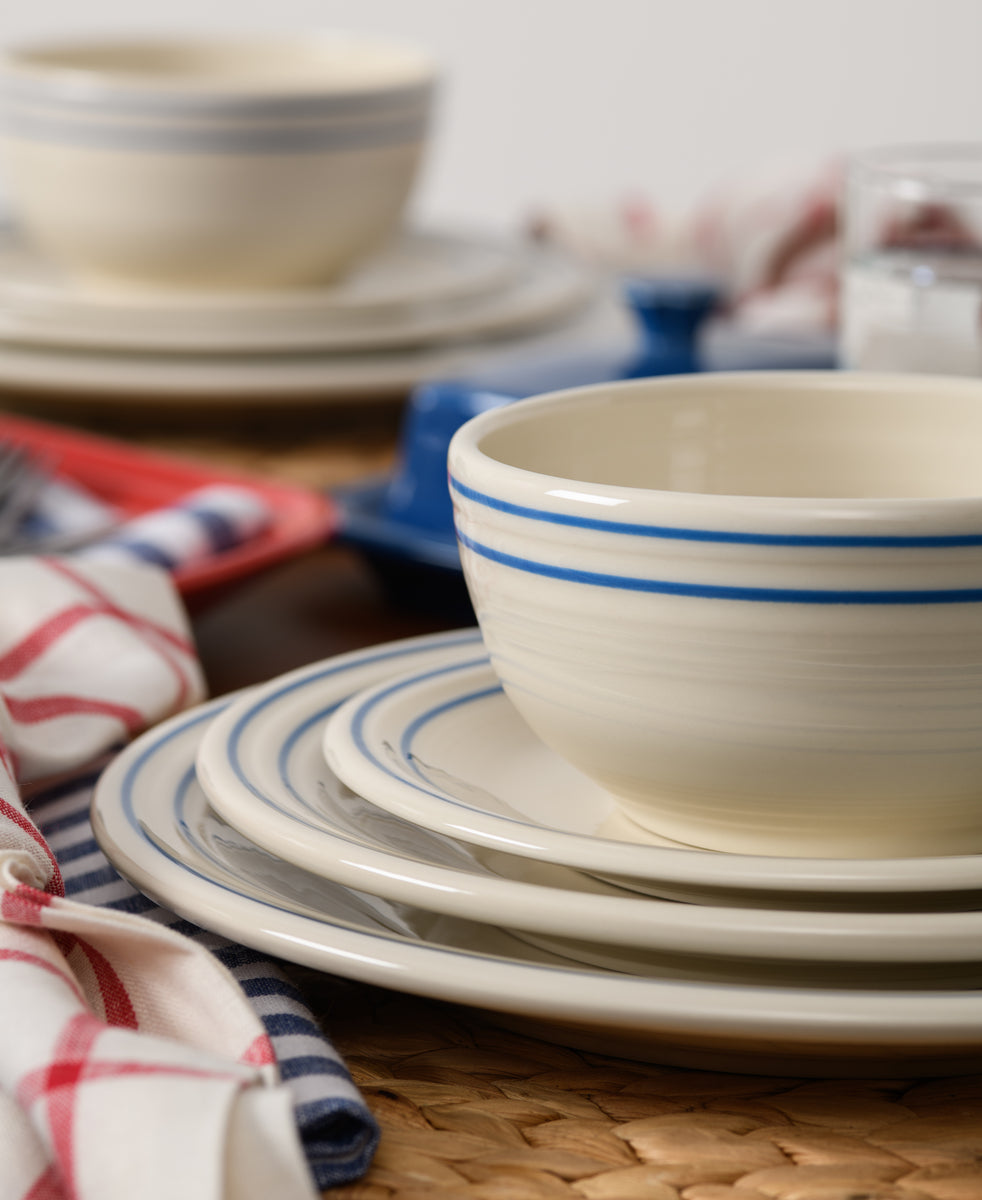 Fiesta Americana Lapis Band Classic Bistro 3-Piece Dinnerware Set, Service For 1 - Image 3