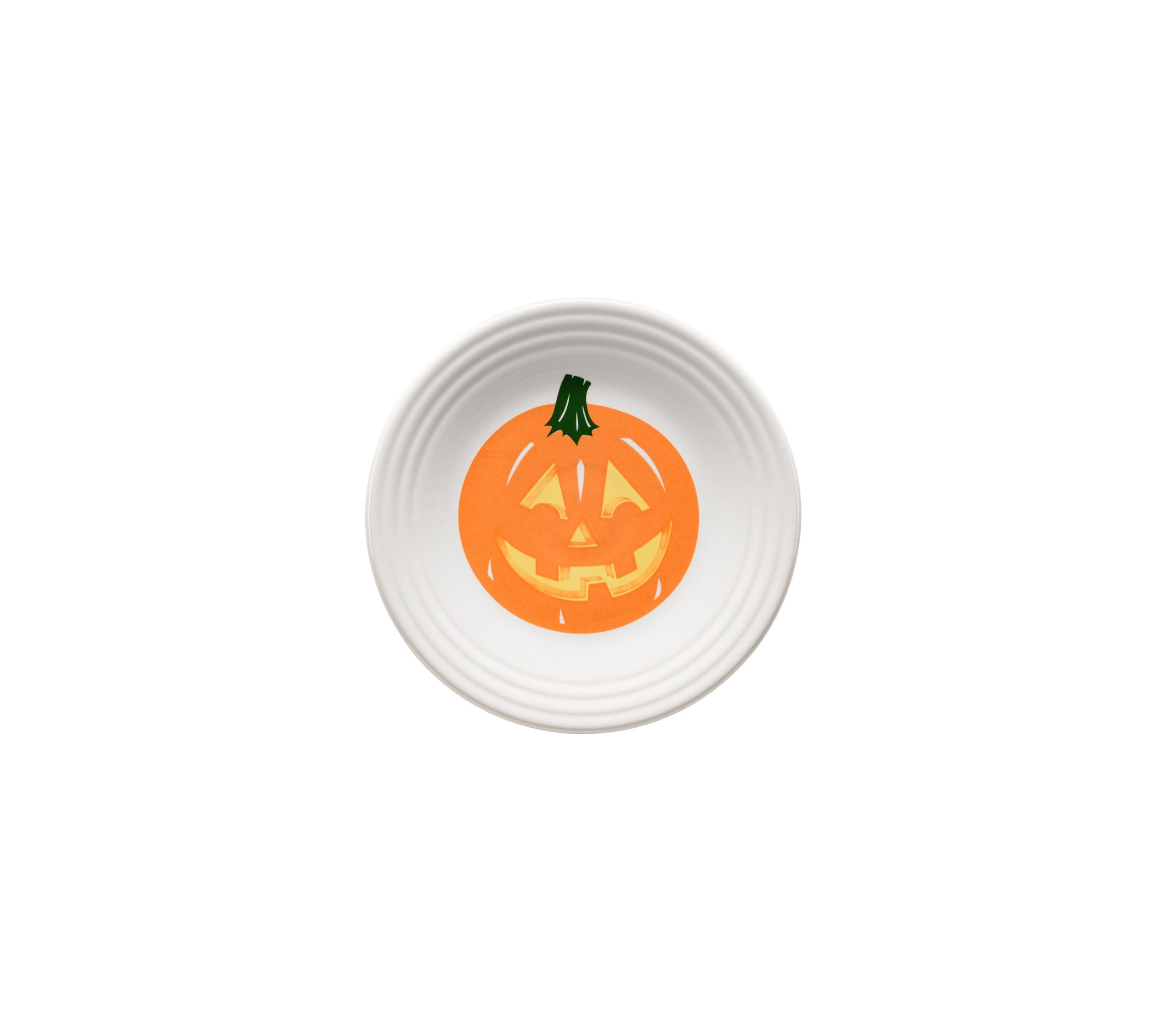 Fiesta Retired Jack-o-Lantern Pumpkin Classic Rim 6 1/8 Inch Appetizer Plate
